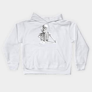 Cool Story Bro Skeleton Kids Hoodie